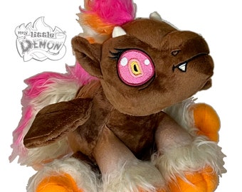 My Little Demon Caffiend plush plushie toy horse pony dragon pegasus coffee
