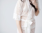 Lace Robe - Priscilla - ready to ship