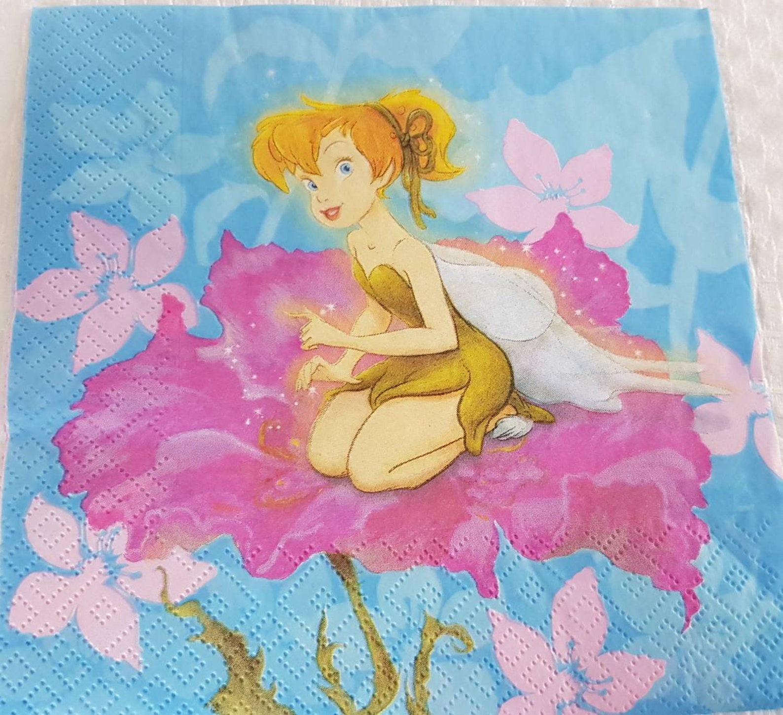 4 Decoupage Paper napkins 1602 Fairies party craft Etsy