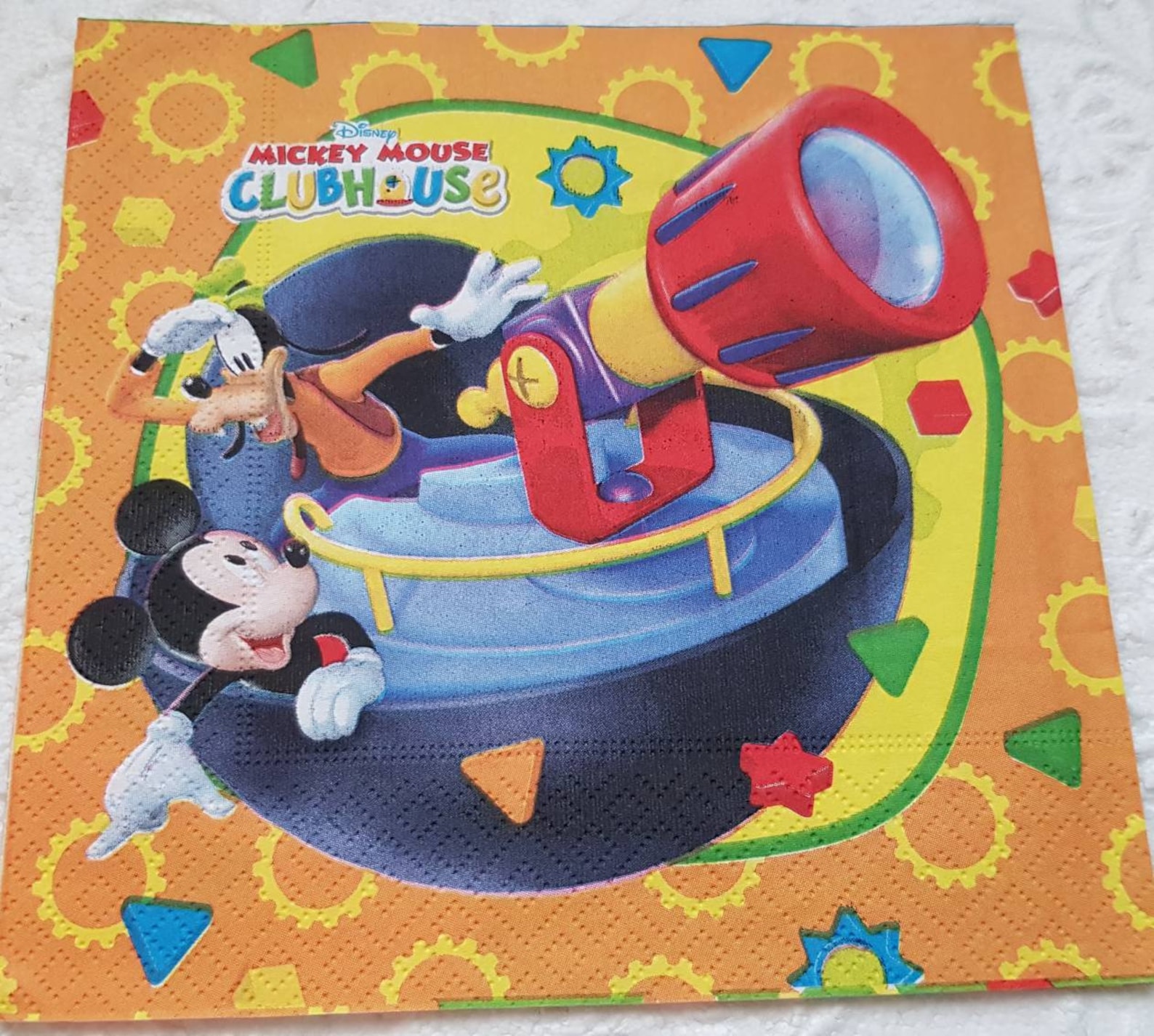 Mickey Mouse Clubhouse Paper Napkins Set of 4 3 Etsy