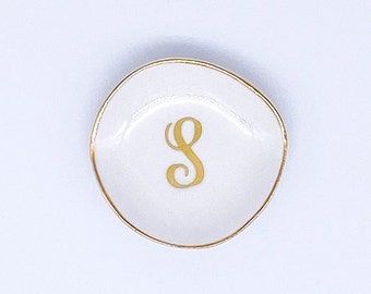 Monogrammed Ring Dish, Gift for Bride, Engagement Gift, Personalized Ring Dish, Personalized Gift for Her, Hostess Gift, Bridesmaid Gift