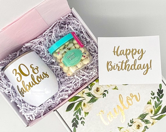 30th Birthday Gift Box for Women, 30th Birthday Gift for Her, Talk Thirty to Me, Birthday Gift Box for Friend, Birthday Present, Turning 30