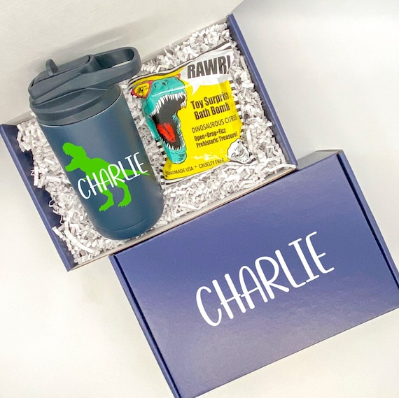 Dinosaur Birthday Box for Boys- Jurassic Party Gift Set, Dino-themed Birthday Surprise Box, Personalized Dino Gift