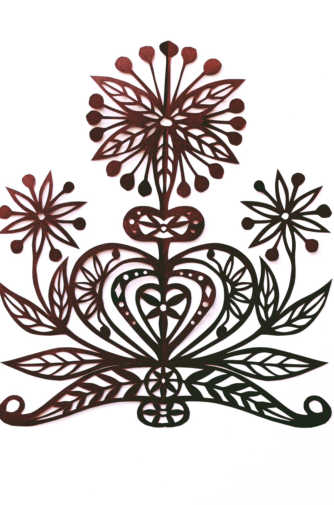 Hand Paper Cut Art. Unframed Paper Cut Out Art Unique Paper Cutting