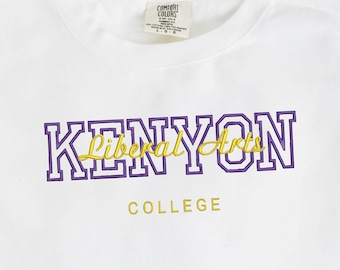 Custom Embroidered Varsity Sweatshirt, University Sweatshirt, Personalized with College Name and Texts