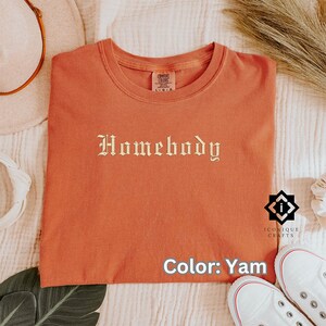 Custom Embroidered Comfort Colors T-shirt, Personalized embroidered Tee