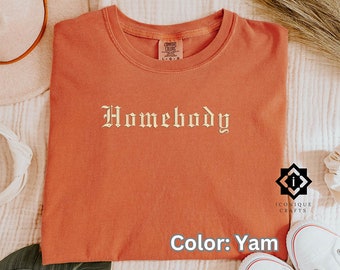 Custom Embroidered Comfort Colors T-shirt, Personalized embroidered Tee