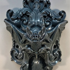 Bat wall decor, bat home decor, bat wall mounted bottle opener.