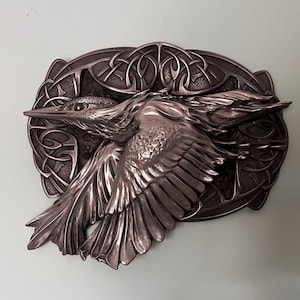 Kingfisher, celtic, wildlife, birds, Kingfisher wall plaque, home decor