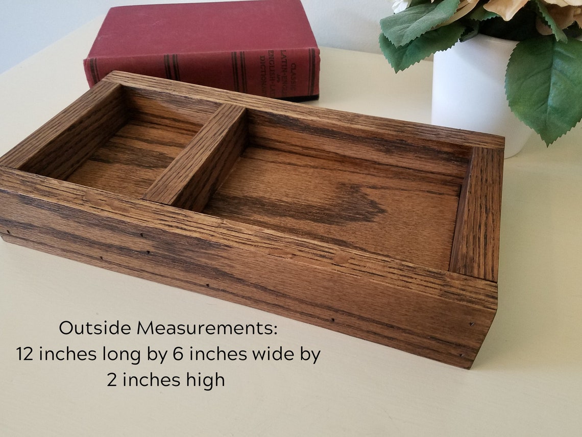 Bathroom Tray Wood Bathroom Tray Bathroom Storage Vanity Etsy