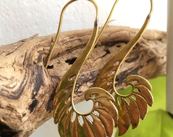 Beautiful Unique Earrings - Brass