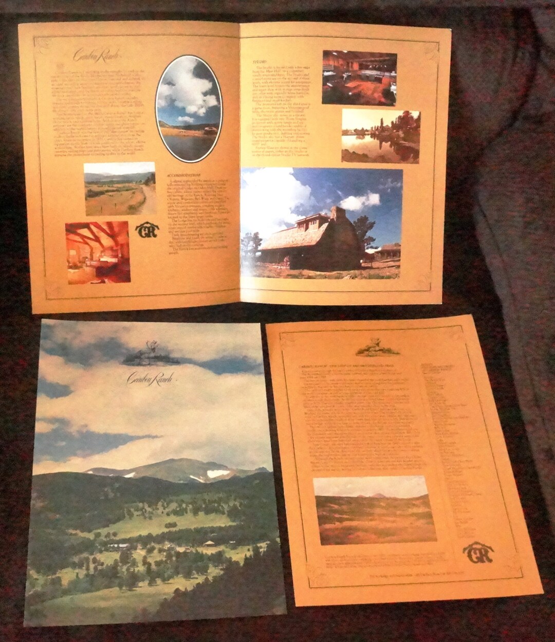 Caribou Ranch Recording Studio Original Vintage Brochure and Pricing ...