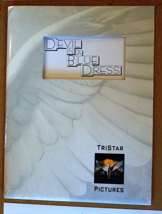 DEVIL IN A BLUE DRESS MOVIE POSTER 2 Sided ORIGINAL 27x40 DENZEL WASHINGTON