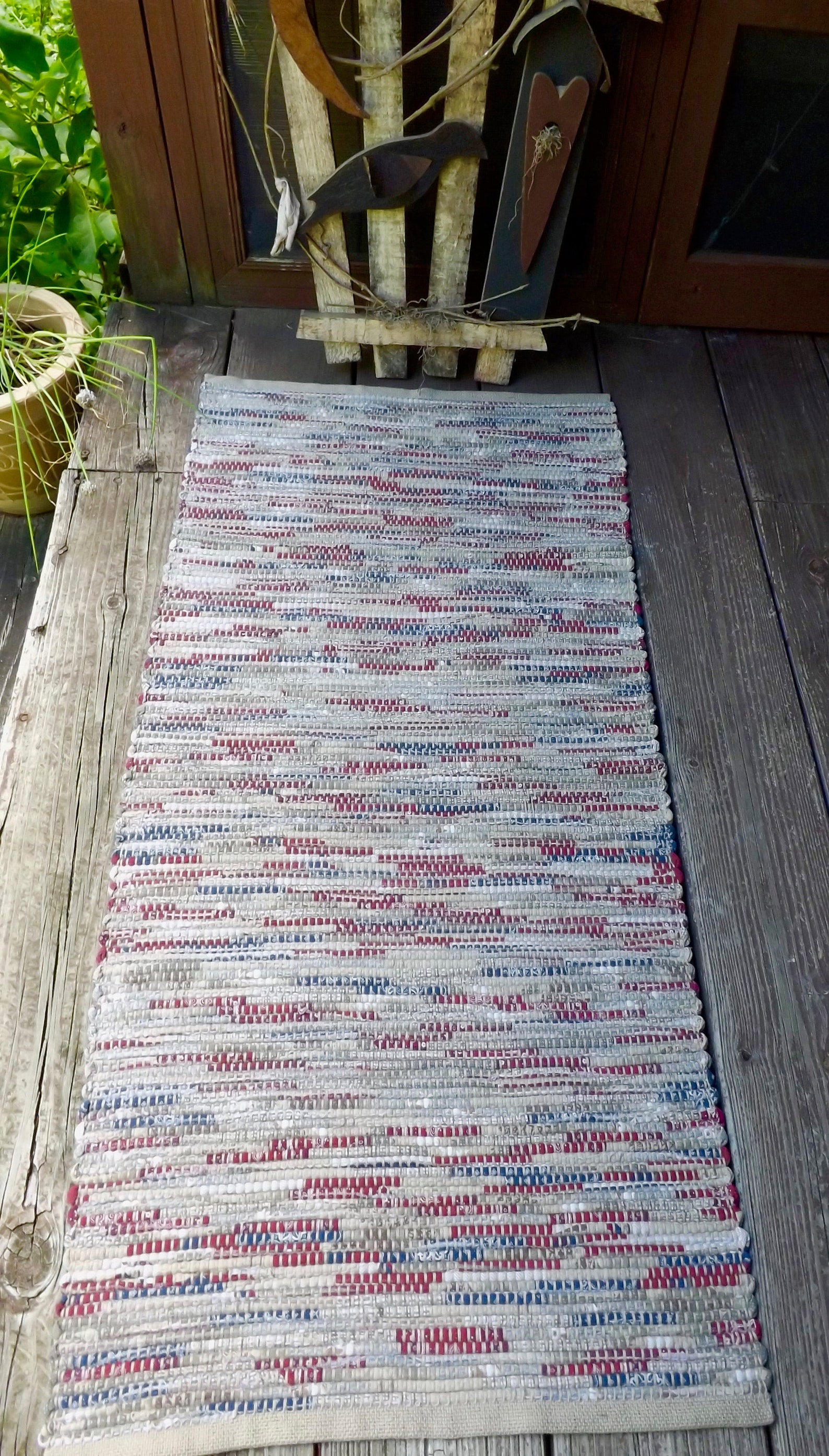 Handwoven Cotton Rag Rug/Runner Bedroom Rug Bath Mat Etsy