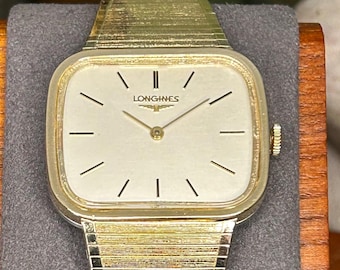 Vintage Longines watch with original bracelet. 10K gold filled. Running and keeping time, ready to wear!