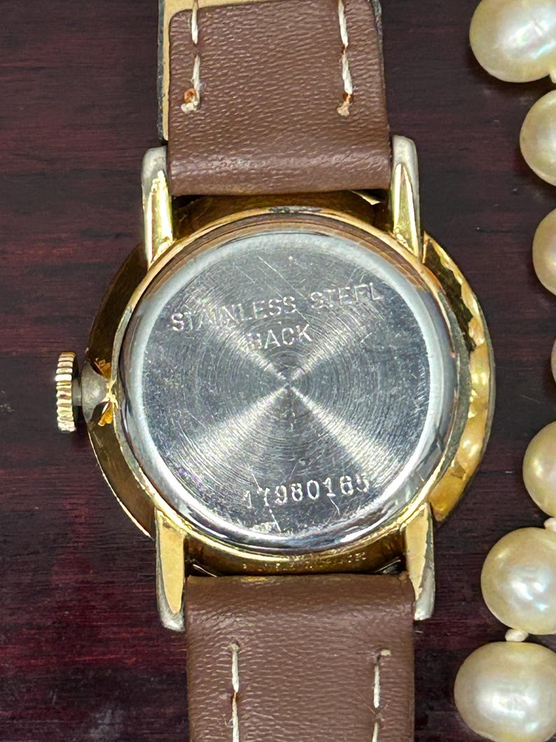 Vintage Longines ladies watch with gold plated case and gold dial. Mechanical  movement. Running, serviced, keeps time, working