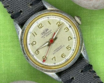 Vintage 1950s Enicar watch. Serviced, Running and keeping time. Ready to wear!
