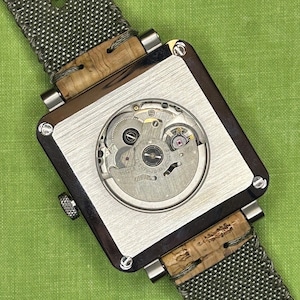 Custom Airplane Instrument style Watch with Ghost dial NH35 movement, Ready to wear. Stainless image 9