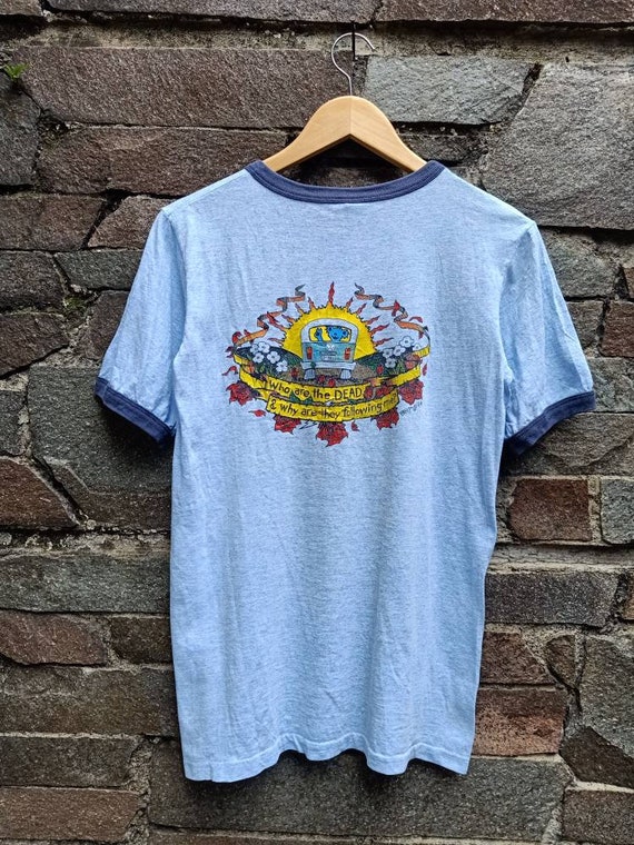 Vintage Grateful Dead Ringer T-Shirt Tour Concert
