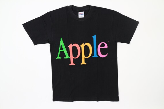 Vintage Apple T-Shirt Rainbow