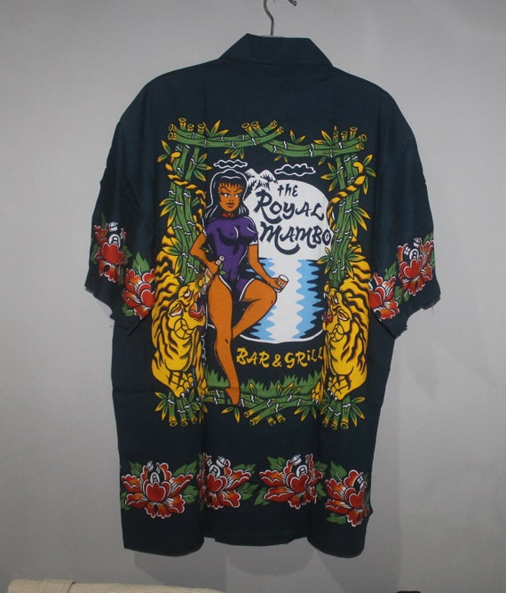 Vintage Mambo Rayon Loud Shirt Hawaii