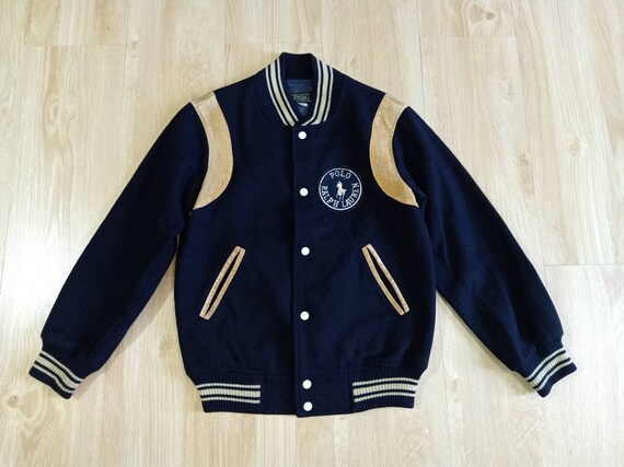 polo ralph lauren vintage varsity jacket