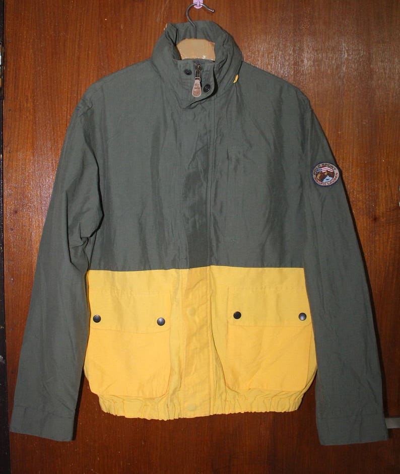 Vintage Polo Sport Ralph Lauren Mountain Patch 2 Tone Jacket | Etsy