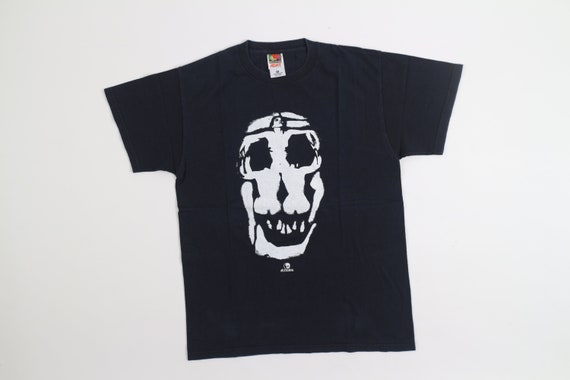 Vintage Skull Skates Salvador Dali Skull T-Shirt S