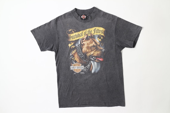 Vintage Harley Davidson 3D Emblem T-Shirt
