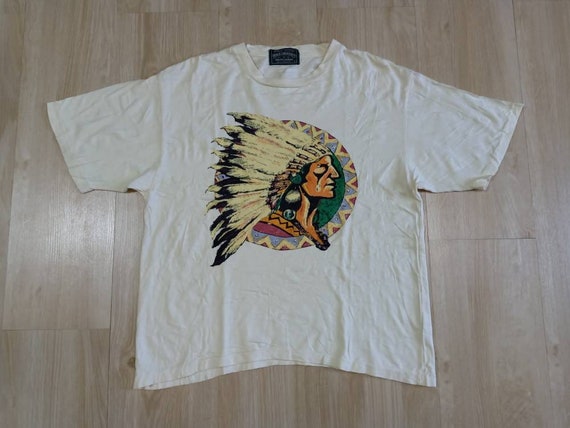 Vintage Polo Country Ralph Lauren Indian Head T Shirt Stadium Etsy