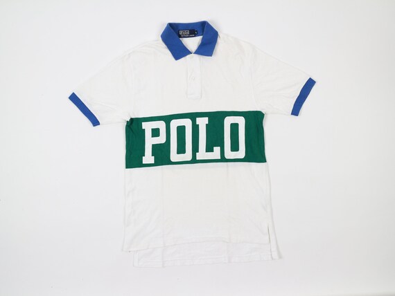 Vintage Polo Tennis Ralph Lauren Shirt Spell Out S