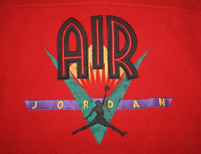 Vintage Nike Air Jordan 23 Wool Leather Varsity Jacket