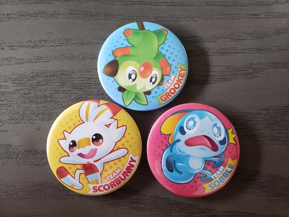 Pokemon Sword Shield Starters Buttons