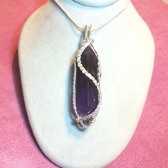 Amethyst Crystal Pendant