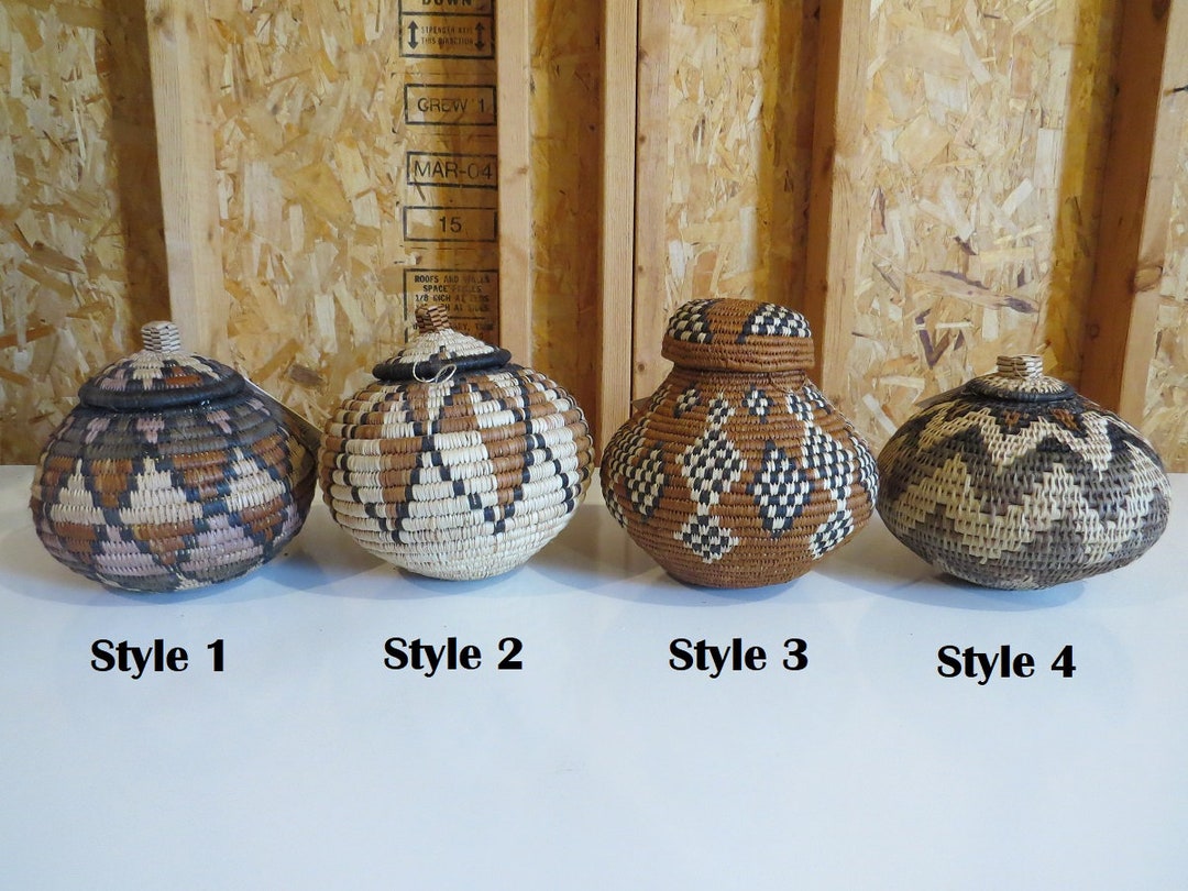Traditional Zulu Baskets. South African Baskets. Handmade African