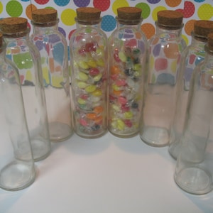 10 Garrafas de Vidro de 350ml com Rolha. Frascos de vidro cortiça atacado. Frascos de doces de casamento. Jar artesanato e presente. Frascos De Doces Com Tampas. Garrafas Pequenininhas.