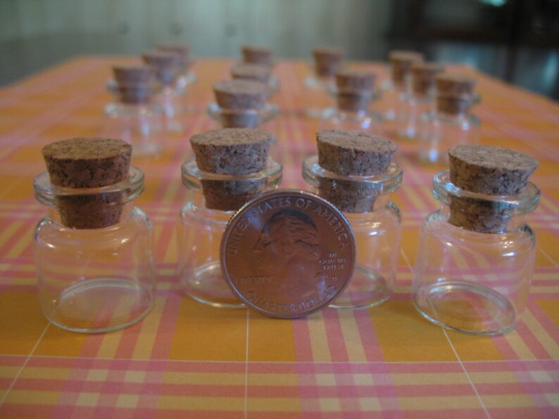 25 4ml Bottles. Bitty Bottles. Little Bottles. Miniature Etsy