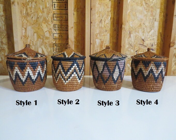 Traditional Zulu Baskets. African Baskets. South African Handmade
