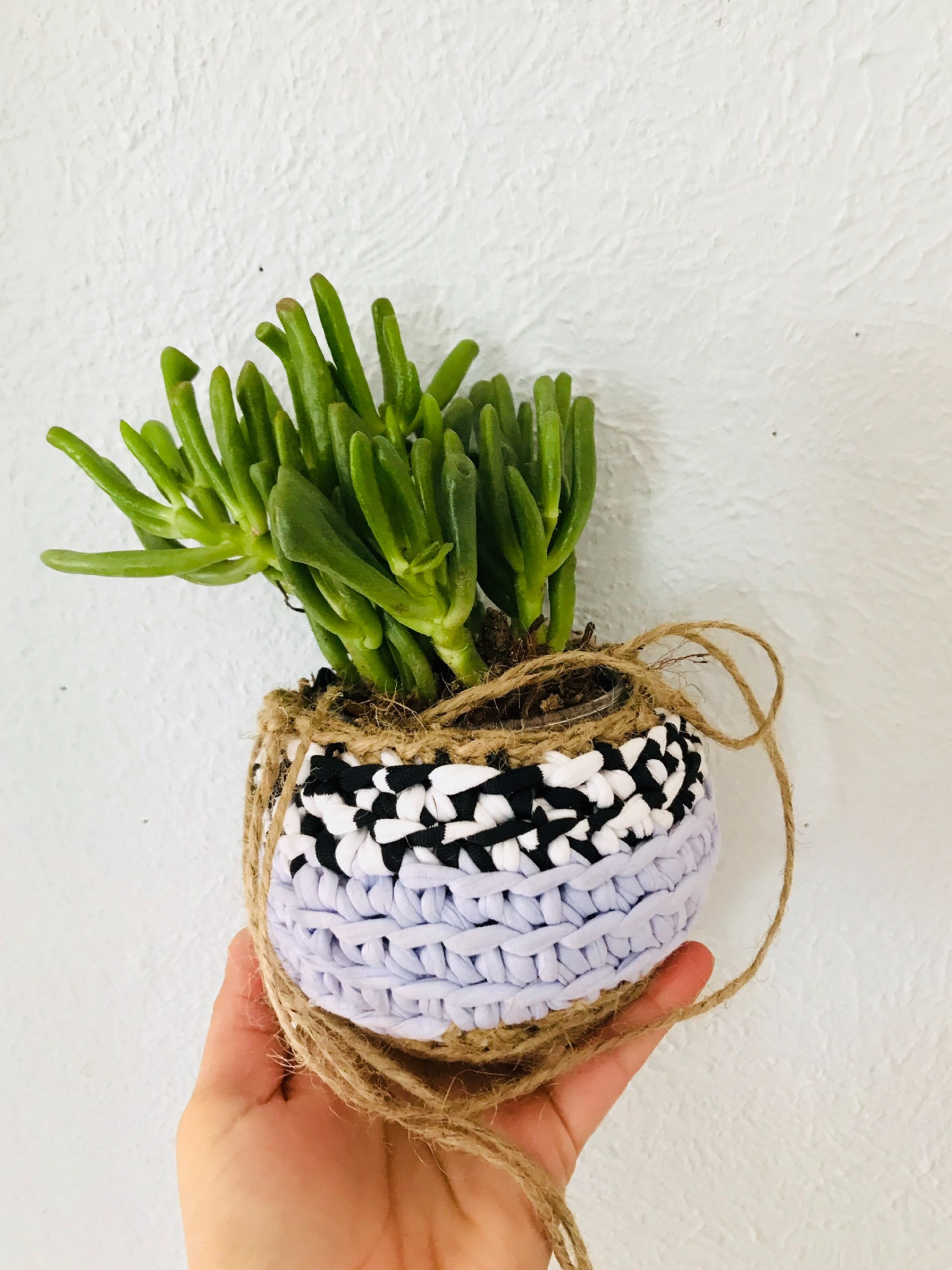 Jardinière Au Crochet