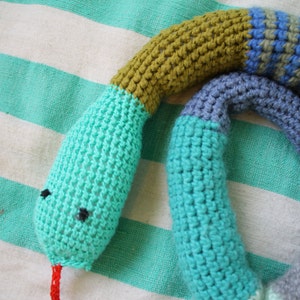 Hand crochet snake image 8