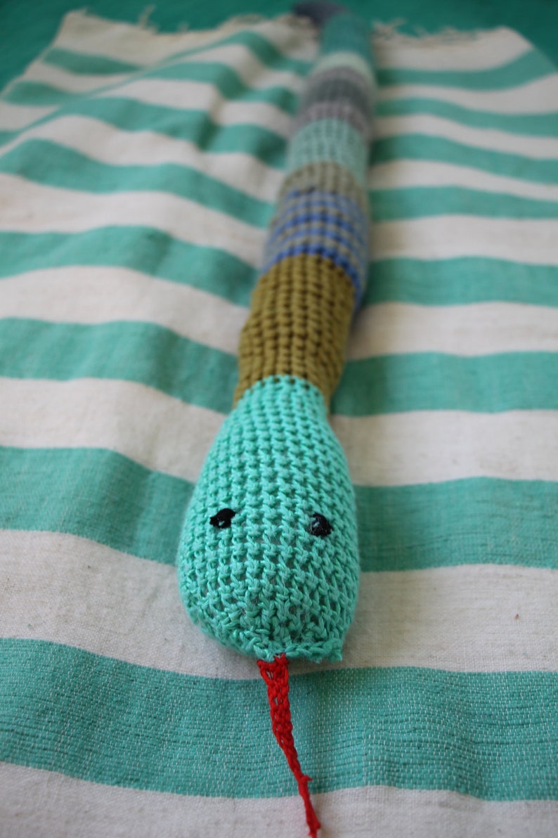 Hand crochet snake image 9