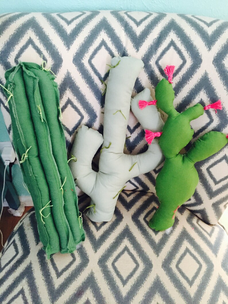 Cactus pillows Etsy