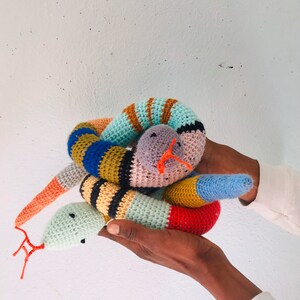 Hand crochet snake image 4