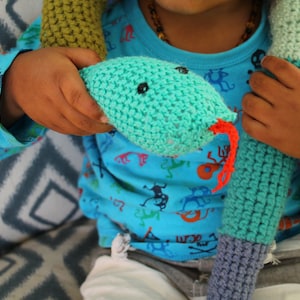 Hand crochet snake image 10