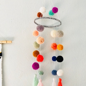 Pompom tassel mobile image 2