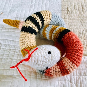 Hand crochet snake image 5