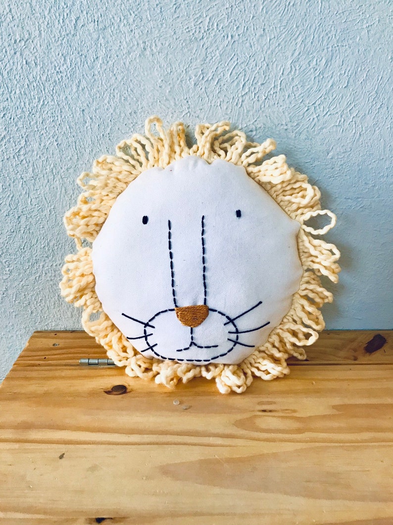 Lion Pillow Etsy