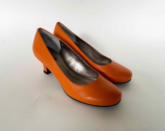 The Orange You Glad Pumps Vintage 2000s Shoes Heels US6.5 UK4 EUR37 JAP22.5 KOR238