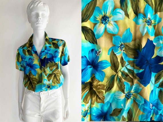 The Hawaiian Hipster Vintage 80s Hawaiian Shirt B… - image 1