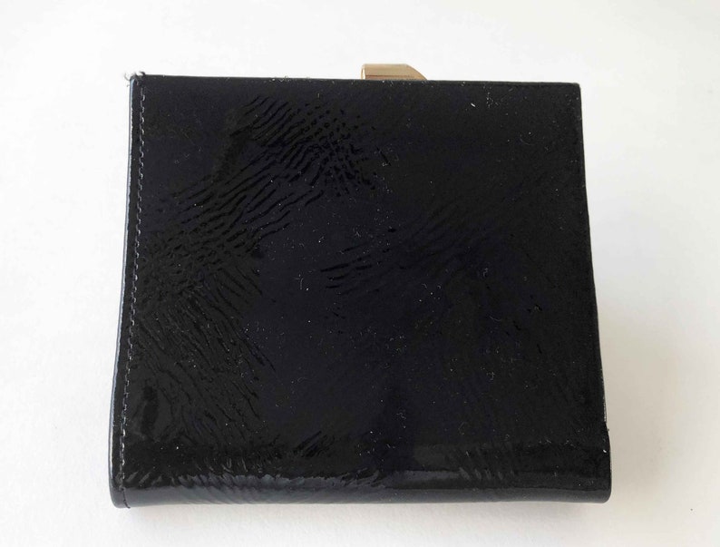 The Las Vegas Blackjack VTG 70s Wallet Black Patent Leather - Etsy